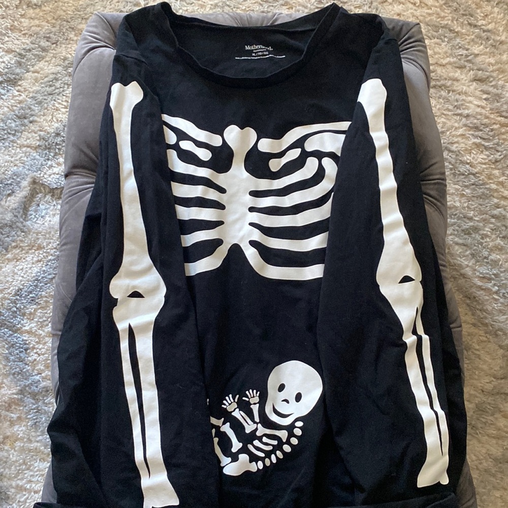 Motherhood Maternity Skeleton Costume